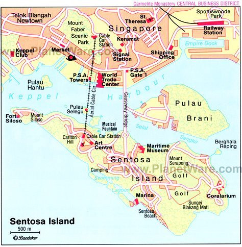 sentosa map